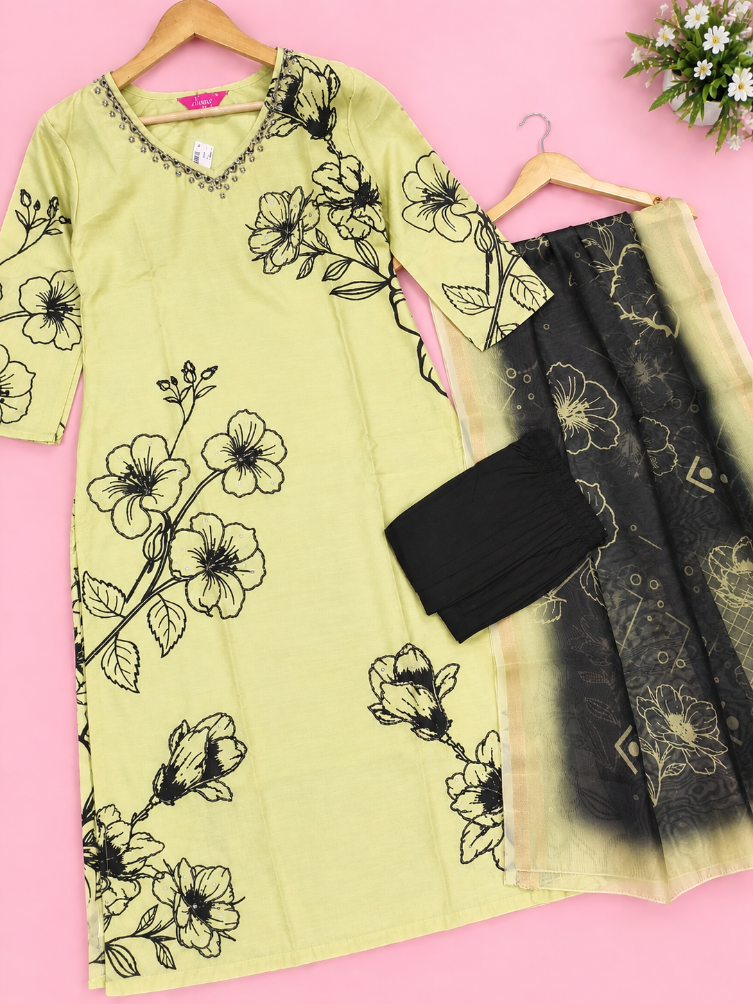 Muslin Silk 3 Piece sets