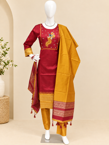 Pattu 3 Piece Set