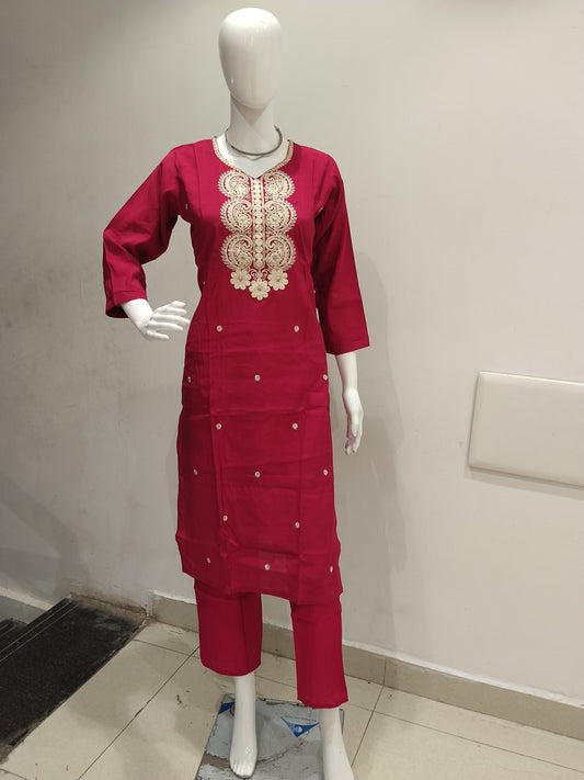 Embroidered 2 Piece Set
