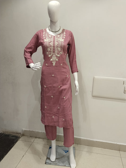 Embroidered 2 Piece